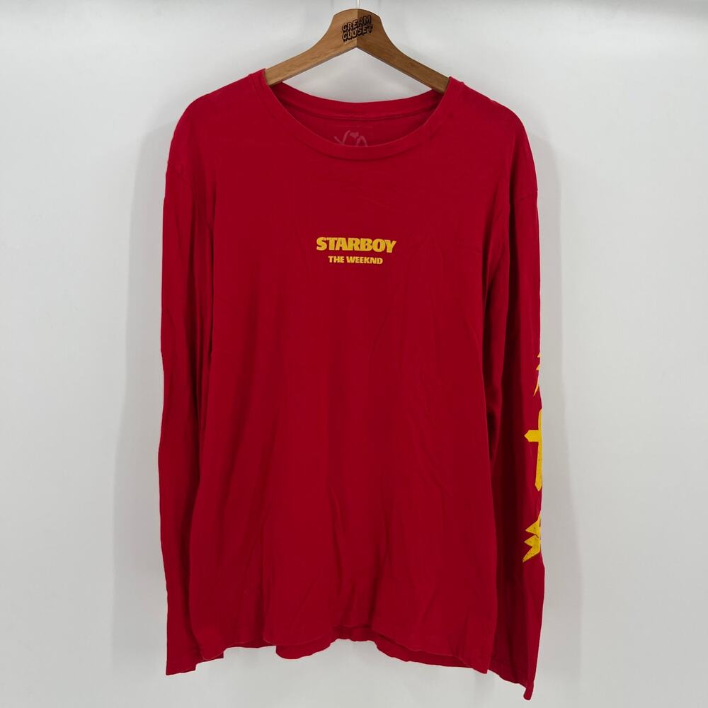 The Weeknd XO Hurry Up Tomorrow After Hours Dawn Cross Starboy Tour Merch Tee L